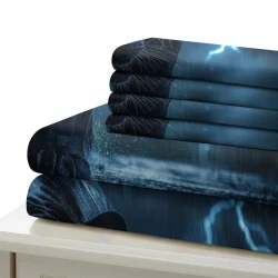 Pantera negra Funda Nórdica Impresa en 3D Suave 3 Piezas Ropa de Cama para Niños Niñas