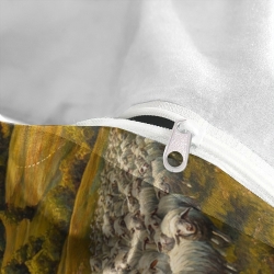 Border Collie Housse de Couette Imprimée 3D Douce 3 Pièces Literie Garçons Filles