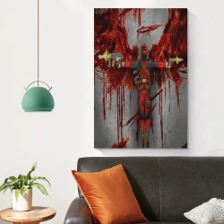 Marvel Deadpool Pintura en lienzo sin marco, impresiones de pósters arte pared para decoración hogar dormitorio oficina