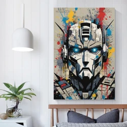 Transformers Optimus Prime Peinture sur toile sans cadre, impressions posters art mural pour déco maison chambre bureau