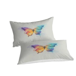 Papillon Housse de Couette Imprimée 3D Douce 3 Pièces Literie Garçons Filles