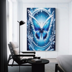 Papillon Peinture sur toile sans cadre, impressions posters art mural pour déco maison chambre bureau