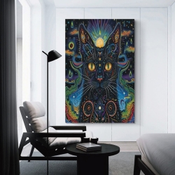 Katze Unrahmtes Leinwandbild, Wandkunst-Poster-Drucke für Zuhause, Schlafzimmer, Büro Dekoration