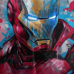 Avengers Iron Man Housse de Couette Imprimée 3D Douce 3 Pièces Literie Garçons Filles