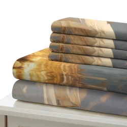 Voilier Housse de Couette Imprimée 3D Douce 3 Pièces Literie Garçons Filles