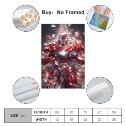 Avengers Iron Man Peinture sur toile sans cadre, impressions posters art mural pour déco maison chambre bureau