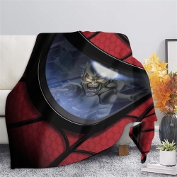 Avengers Spider-Man Plaid en Polaire Imprimé 3D Couverture Douce Confortable pour Canapé Lit Bureau