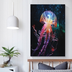 Méduse Peinture sur toile sans cadre, impressions posters art mural pour déco maison chambre bureau