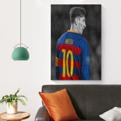 Lionel Messi Peinture sur toile sans cadre, impressions posters art mural pour déco maison chambre bureau