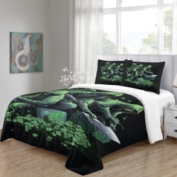Hacker Housse de Couette Imprimée 3D Douce 3 Pièces Literie Garçons Filles