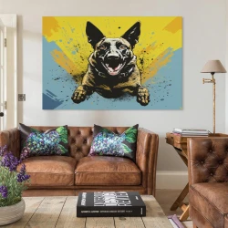 Pastore tedesco Pittura su tela senza cornice, stampe di poster arte murale per arredo casa camera ufficio