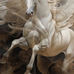 Cheval Housse de Couette Imprimée 3D Douce 3 Pièces Literie Garçons Filles