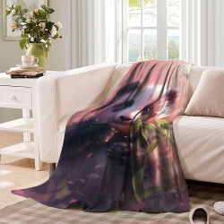 Giant Panda Plaid en Polaire Imprimé 3D Couverture Douce Confortable pour Canapé Lit Bureau