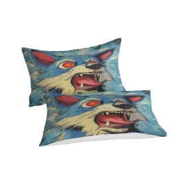 Loup Housse de Couette Imprimée 3D Douce 3 Pièces Literie Garçons Filles