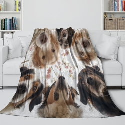Bouvier bernois Plaid en Polaire Imprimé 3D Couverture Douce Confortable pour Canapé Lit Bureau