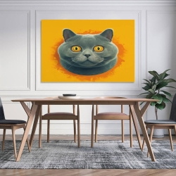 Gato Pintura en lienzo sin marco, impresiones de pósters arte pared para decoración hogar dormitorio oficina