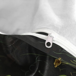 Grenouille Housse de Couette Imprimée 3D Douce 3 Pièces Literie Garçons Filles