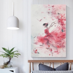 Papillon Peinture sur toile sans cadre, impressions posters art mural pour déco maison chambre bureau