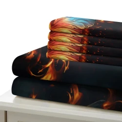 Papillon Housse de Couette Imprimée 3D Douce 3 Pièces Literie Garçons Filles