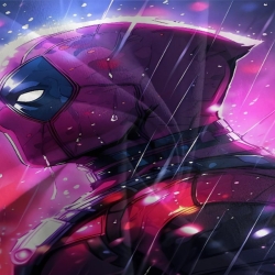 Deadpool Marvel Housse de Couette Imprimée 3D Douce 3 Pièces Literie Garçons Filles