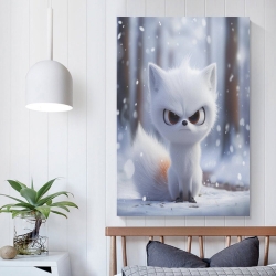 Renard Peinture sur toile sans cadre, impressions posters art mural pour déco maison chambre bureau