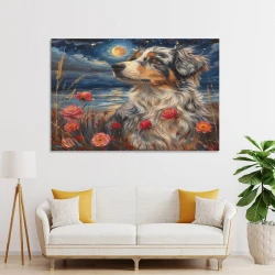 Bouvier bernois Peinture sur toile sans cadre, impressions posters art mural pour déco maison chambre bureau