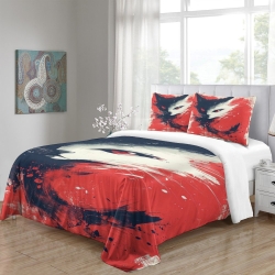 Chat Housse de Couette Imprimée 3D Douce 3 Pièces Literie Garçons Filles