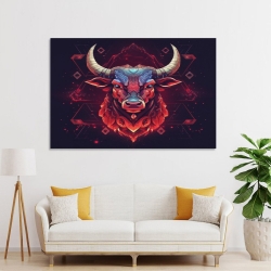 Vache Peinture sur toile sans cadre, impressions posters art mural pour déco maison chambre bureau