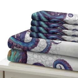 Mythe de l'horreur Cthulhu Housse de Couette Imprimée 3D Douce 3 Pièces Literie Garçons Filles