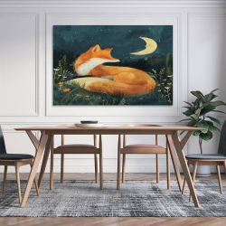 Fuchs Unrahmtes Leinwandbild, Wandkunst-Poster-Drucke für Zuhause, Schlafzimmer, Büro Dekoration