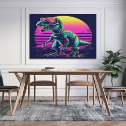 Dinosaure Peinture sur toile sans cadre, impressions posters art mural pour déco maison chambre bureau