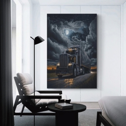 Gros camion Peinture sur toile sans cadre, impressions posters art mural pour déco maison chambre bureau