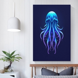 Méduse Peinture sur toile sans cadre, impressions posters art mural pour déco maison chambre bureau