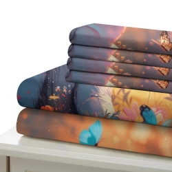Éléphant Housse de Couette Imprimée 3D Douce 3 Pièces Literie Garçons Filles