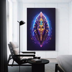 Pharaon égyptien Peinture sur toile sans cadre, impressions posters art mural pour déco maison chambre bureau