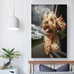 Shih Tzu Peinture sur toile sans cadre, impressions posters art mural pour déco maison chambre bureau