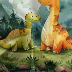 Dinosaure Housse de Couette Imprimée 3D Douce 3 Pièces Literie Garçons Filles