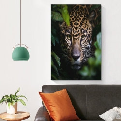 Léopard Peinture sur toile sans cadre, impressions posters art mural pour déco maison chambre bureau