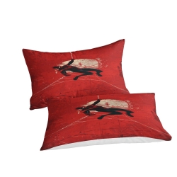Avengers Spider Man Housse de Couette Imprimée 3D Douce 3 Pièces Literie Garçons Filles