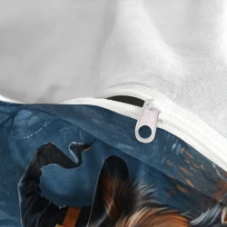 Yorkshire Terrier Housse de Couette Imprimée 3D Douce 3 Pièces Literie Garçons Filles