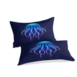Medusa Funda Nórdica Impresa en 3D Suave 3 Piezas Ropa de Cama para Niños Niñas