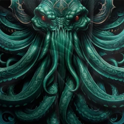 Mythe de l'horreur Cthulhu Housse de Couette Imprimée 3D Douce 3 Pièces Literie Garçons Filles