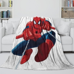 Avengers Spider-Man Plaid en Polaire Imprimé 3D Couverture Douce Confortable pour Canapé Lit Bureau