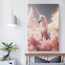 Licorne Peinture sur toile sans cadre, impressions posters art mural pour déco maison chambre bureau