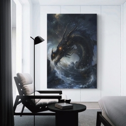 Dragon Peinture sur toile sans cadre, impressions posters art mural pour déco maison chambre bureau