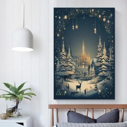 Renne Peinture sur toile sans cadre, impressions posters art mural pour déco maison chambre bureau