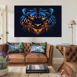 Tigre Peinture sur toile sans cadre, impressions posters art mural pour déco maison chambre bureau