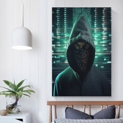 Hacker Peinture sur toile sans cadre, impressions posters art mural pour déco maison chambre bureau