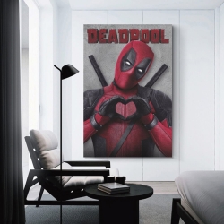 Marvel Deadpool Peinture sur toile sans cadre, impressions posters art mural pour déco maison chambre bureau