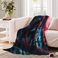 Avengers Spider-Man Plaid en Polaire Imprimé 3D Couverture Douce Confortable pour Canapé Lit Bureau